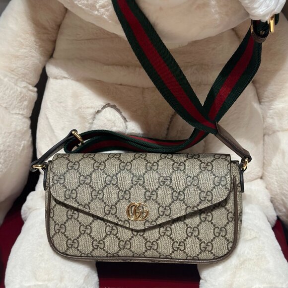 Gucci Ophidia pochette New And Authentic - Picture 1 of 8